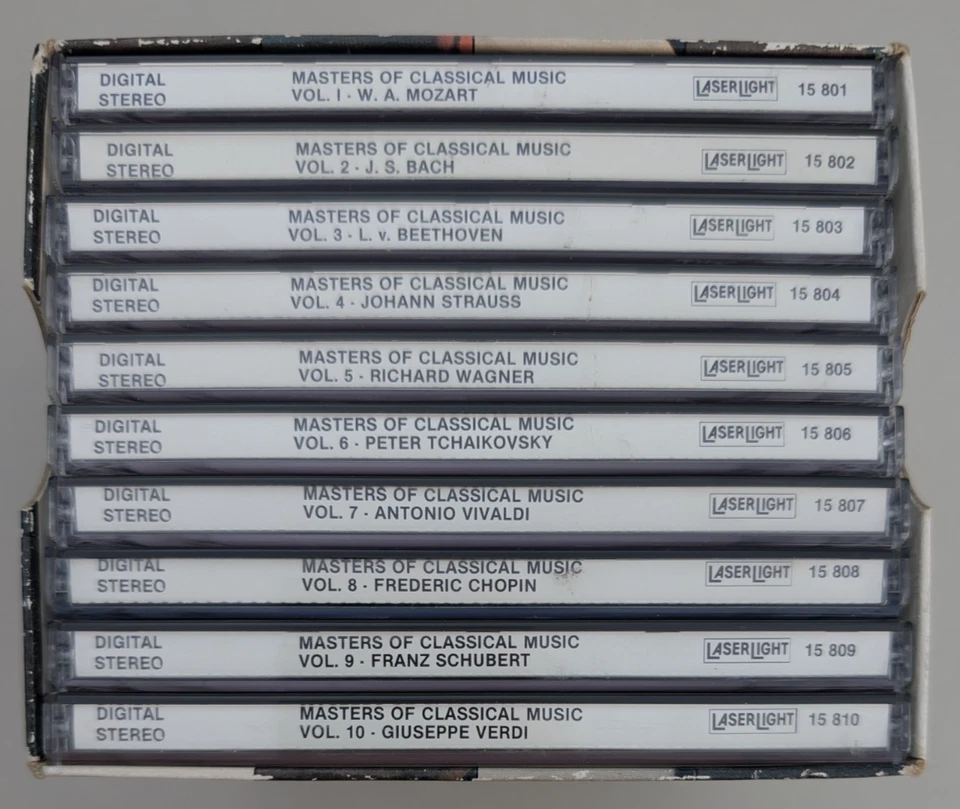 Masters of Classical Music - 10 CD Box (1989, Laserlight) - Image 2 of 4