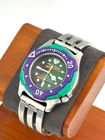 vintage seiko alba aqua gear 33mm Men Quartz Watch New Battery working -f1663