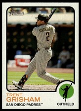 Trent Grisham 2022 Topps Heritage #190 San Diego Padres