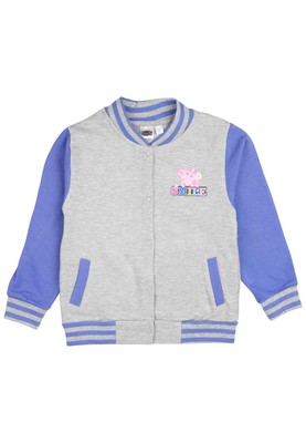 Peppa Wutz Collegejacke für Mädchen Friends Forever Baseball Retro Jacke