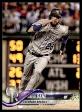 2018 Topps David Dahl Colorado Rockies #96