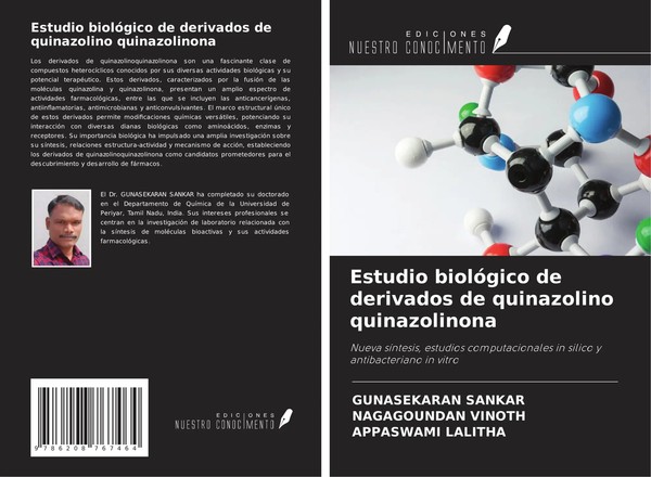 Estudio BiolóGico De Derivados De Quinazolino Quinazolinona Sankar (U. A.) Buch-image