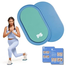 Popsugar Dual-Sided Core Sliding Discs for Carpet or Hardwood Floors