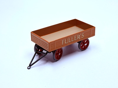 CORGI - 4-WHEEL DROPSIDE TRAILER - FULLER'S - CC20205 - 1:50 SCALE - MINT