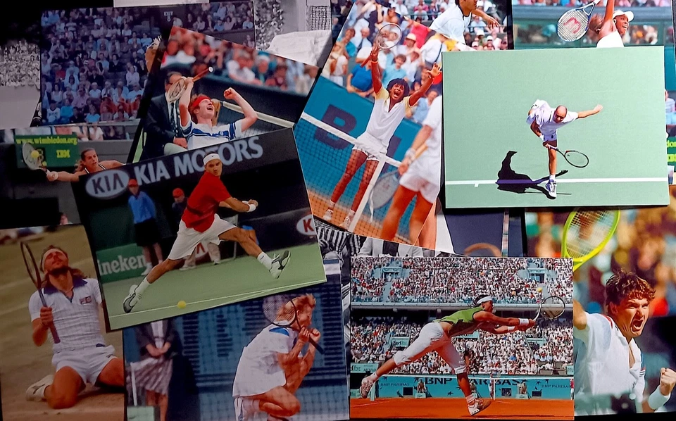 Tennis - Lot de 30 CP différentes (Champions et championnes de Tennis) - Photo 1/1