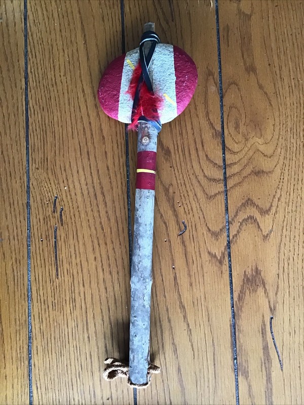 Native American Ceremonial Stone  15” Vintage (BL9)