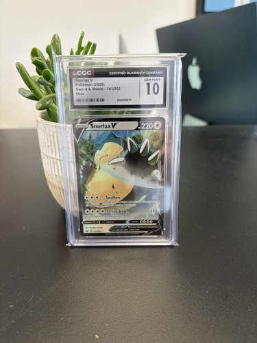 Snorlax V graded CGC 10 for sale on eBay