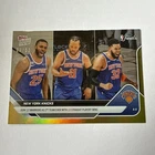 2025/26 NBA FINALS Topps Now 330 NEW YORK KNICKS 13 STRAIGHT WINS GOLD 8/50