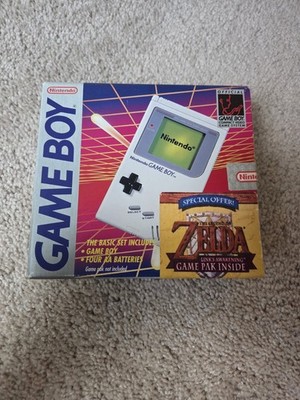 Game Boy DMG-01 The Legend Of Zelda Links Awakening Bundle With Box