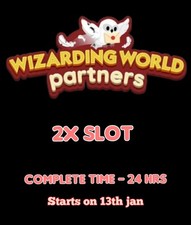 MOGO 2x FULL CARRY SLOT (24 hrs Complet) :-WIZARDING WORLD PARTNERS MONO_POLY-GO