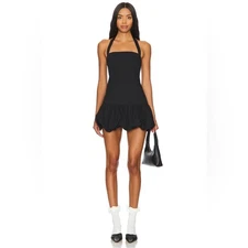 LIONESS Sofia Mini Dress in Onyx Size AU6/XS