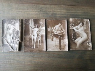 CPA Anciennes Carte Postale Femme Nue erotique 1900 1910