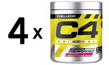 4 x Cellucor C4 Original, Watermelon - 396g (82,06 EUR/kg)