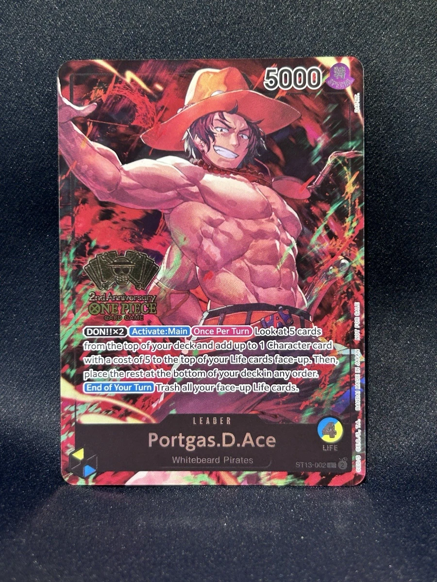 Portgas.D.Ace ST13-002 One Piece Promotion Cards for sale | eBay