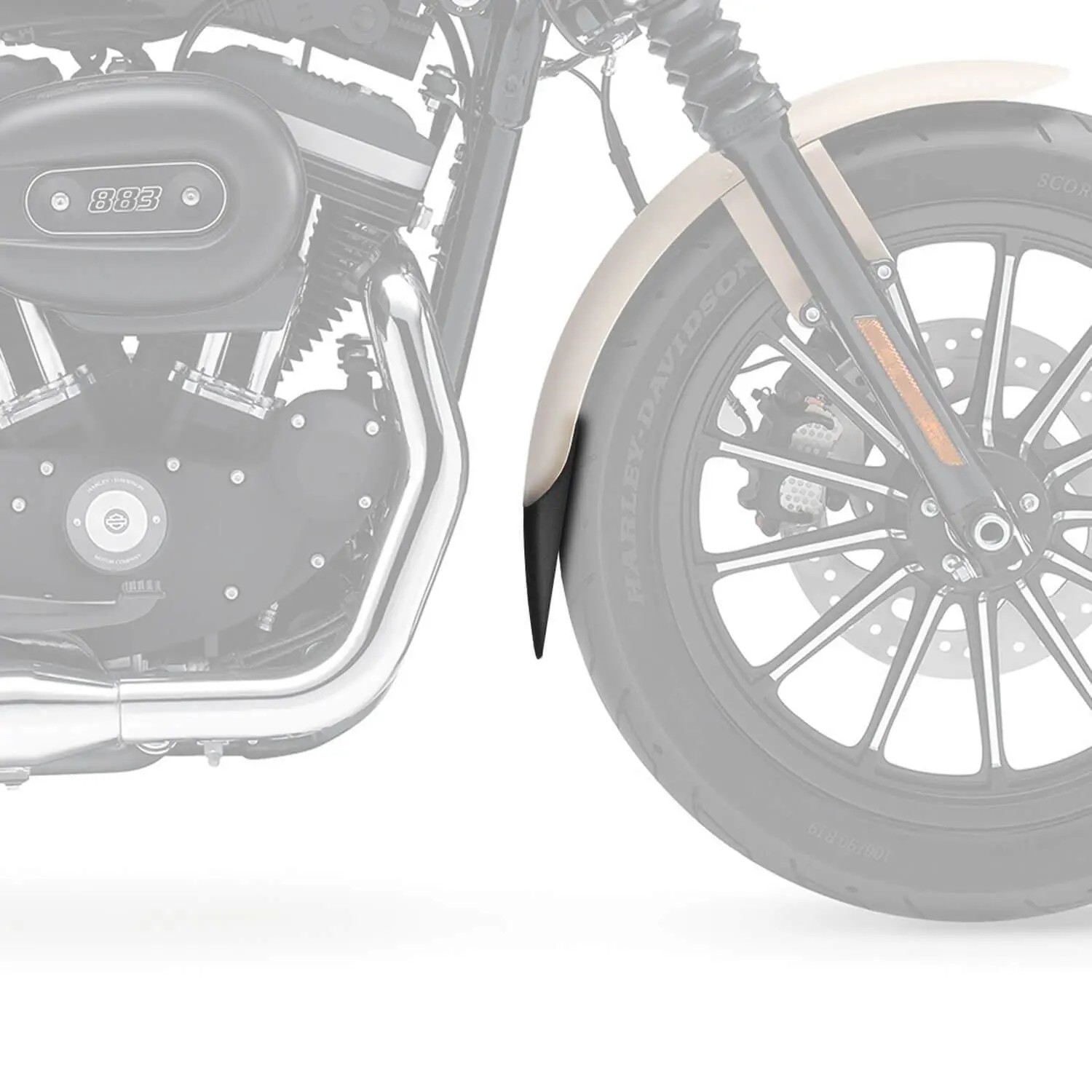 Pyramid Extenda Fenda Harley Davidson Sportster Nightster (XL1200N) 1980>Current