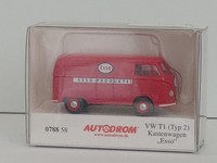 CM316 Wiking VW Volkswagen T1 078858 Esso Rot Ovp Neu Autodrom Transporter Ovp
