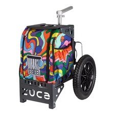 Zuca Compact Cart with Smooth Roller Bag - Disc Golf Cart