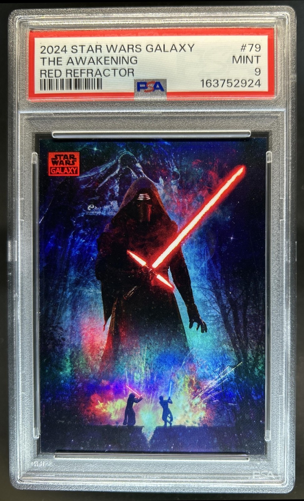 2024 Topps Chrome Star Wars Galaxy The Awakening Red Refractor #/5 PSA 9
