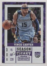 2017 Panini Contenders Draft Picks Cracked Ice Ticket 1/23 Vince Carter HOF 0c3
