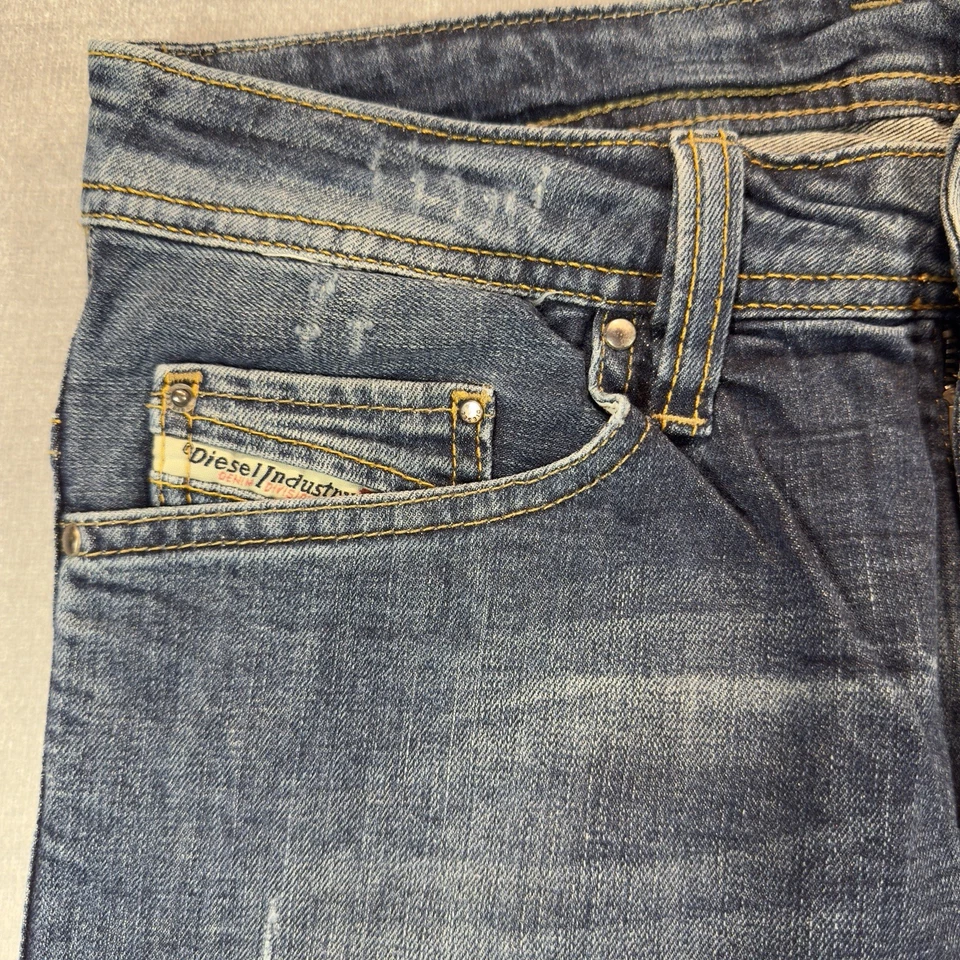 Jeans Diesel Niños Safado Pierna Recta Jóvenes Niño 13 SP12 Bolsillos Elásticos 28x28 Foto 4 de 4