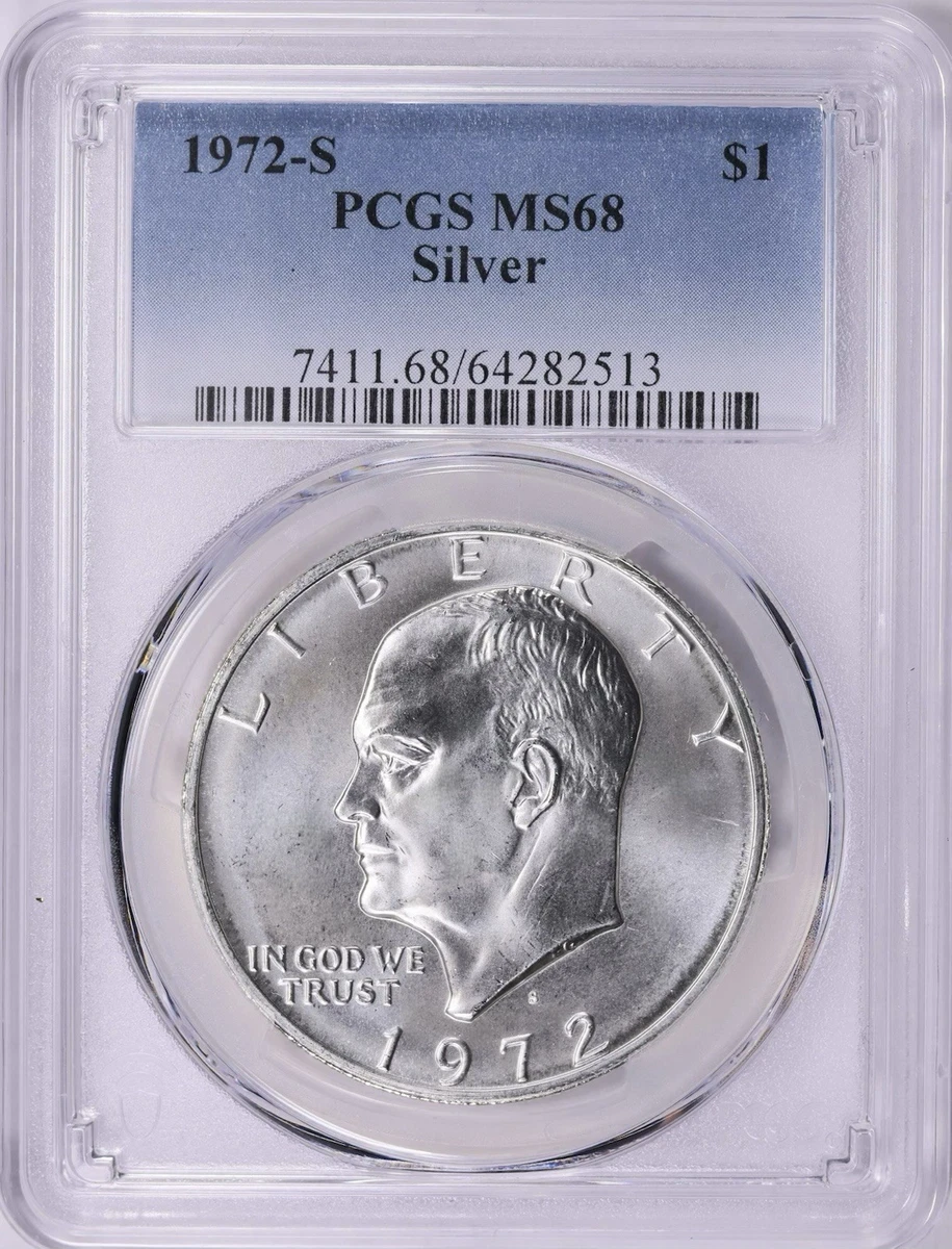 MS 68 Graded Eisenhower Dollars 1971-1978 for sale | eBay