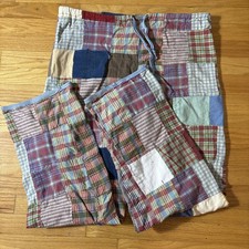 Vintage Handmade Retro Patchwork Lounge Pants W/ Drawstring