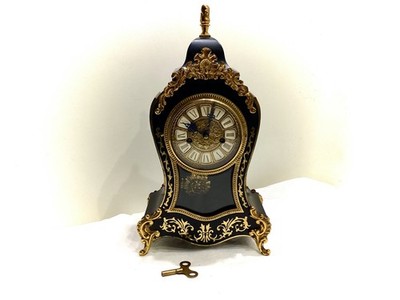Franz Hermle 38cm Pendule Kaminuhr Messing 2,5kg 8Tage Werk Top RAR Sammlerstück