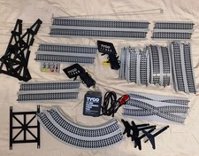 TYCO Twin Turbo Trains Power Supply, Controllers, Track Massive Lot