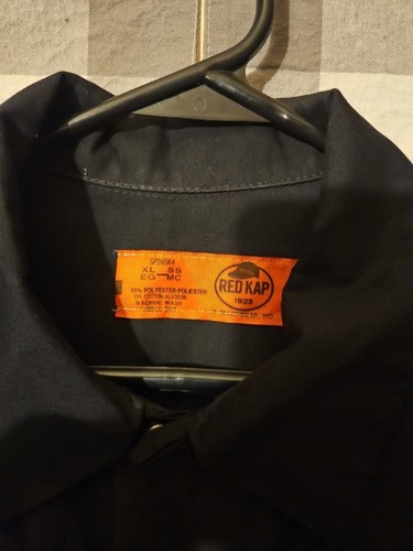 Vintage,Red Kap Work Shirt, XL,Bikerbrand,1996, Motorcycle Clothing,(dd1) - Picture 2 of 7
