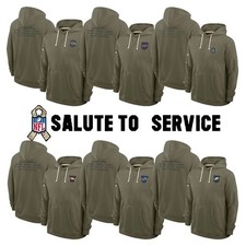 2025 Salute to Service Sideline Men's Olive Standard Issue Dri-FIT Hoodie