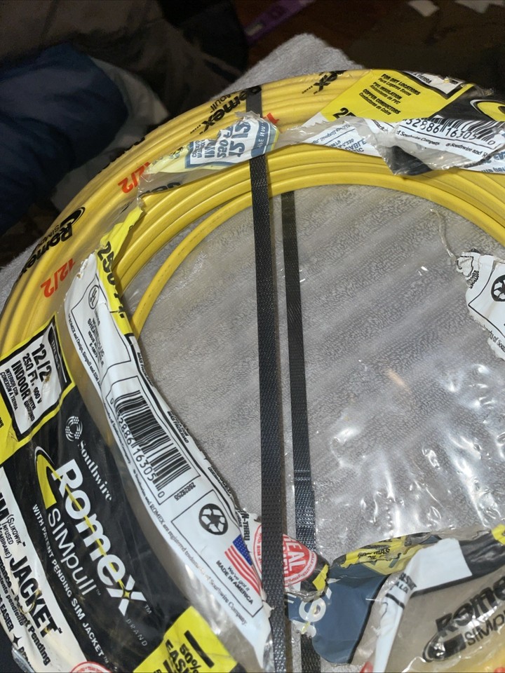 Romex Type NM-B 12/2 AWG Non-metallic Sheathed 250 FT. 600 V Indoor ...