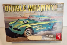 AMT Hemi '53 Studebaker Double Whammy!! 1/25 Model Kit Open Box Sealed Bag