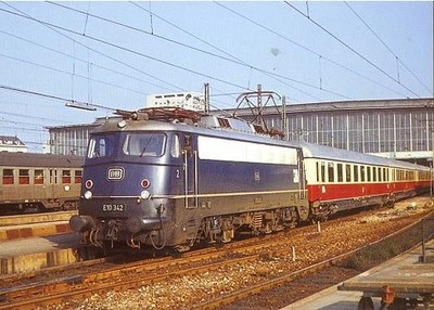 AK · Elektro-Lok E 10 342 (110) - DB - Hbf. München - 1965  (121.05)