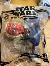 2008 McDonald Happy Meal Toy Star Wars Clone Wars Ahsoka Tano  15 New In Plastic