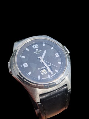 Junghans Apollo Mega MF 056/4405.00 Funkuhr Saphir DCF77 JJY WWVB
