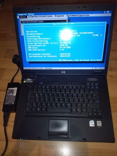 ✅15,4" Laptop Notebook HP Compaq nx7400 1667MHz T2300 2GB RAM - Afbeelding 1 van 3