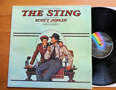 The Sting OST Scott Joplin Marvin Hamlisch 1974 NM Vinyl MCA Records MCF 2537
