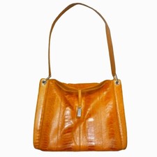 Authentic Vía La Moda Veneta Genuine Nile Crocodile Leather Purse Shoulder Bag