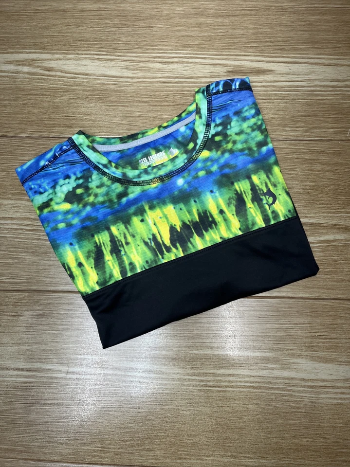 Camiseta Para Niño Reel Legends Freeline De Manga Corta Franela Para Pesca Foto 2 de 4