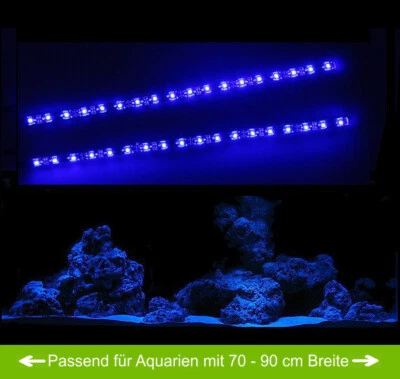 Creative Lights Aquarium Mondlicht 2 x 30 cm LED Blau Wasserdicht KOMPLETTSET