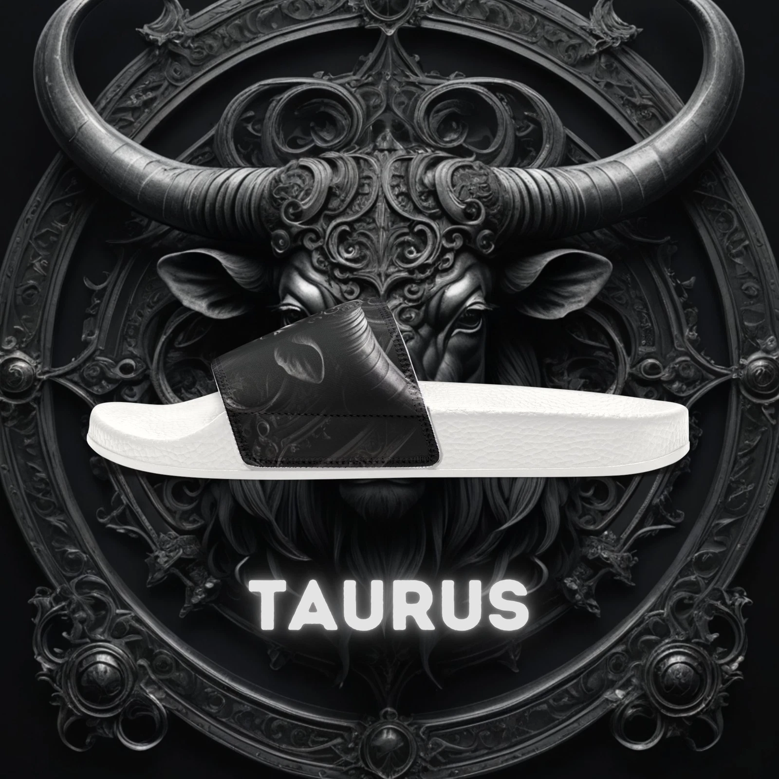 Men's Taurus Zodiac Sign Removable-Strap Sandals/Slides|Gift For Him