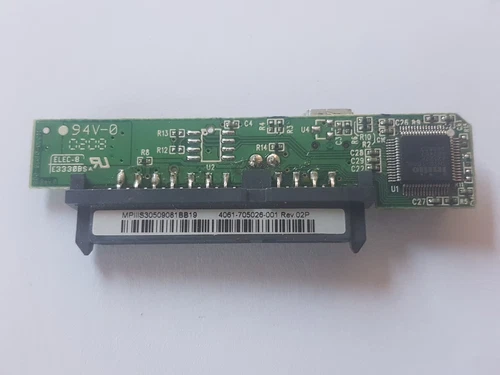 Western Digital 4061-705026-001 REV.02P 2,5" SATA Vers USB Mini Dongle Carte