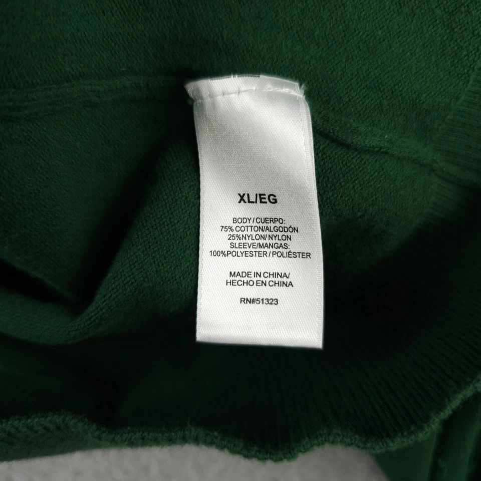 Suéter Vince Camuto Mujer XL Verde Transparente Suizo Clip Punto Manga Globo Pullover Foto 4 de 4