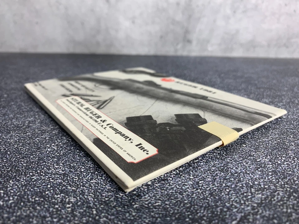 Vintage 1981 Catalog of Ruger Firearms - Fold Out Pamphlet - Unopened! - Image 4 of 4