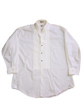 Men White Tuxedo After Six Size XL 2 17-17.5 31/32 For Men With Shorter Arms.