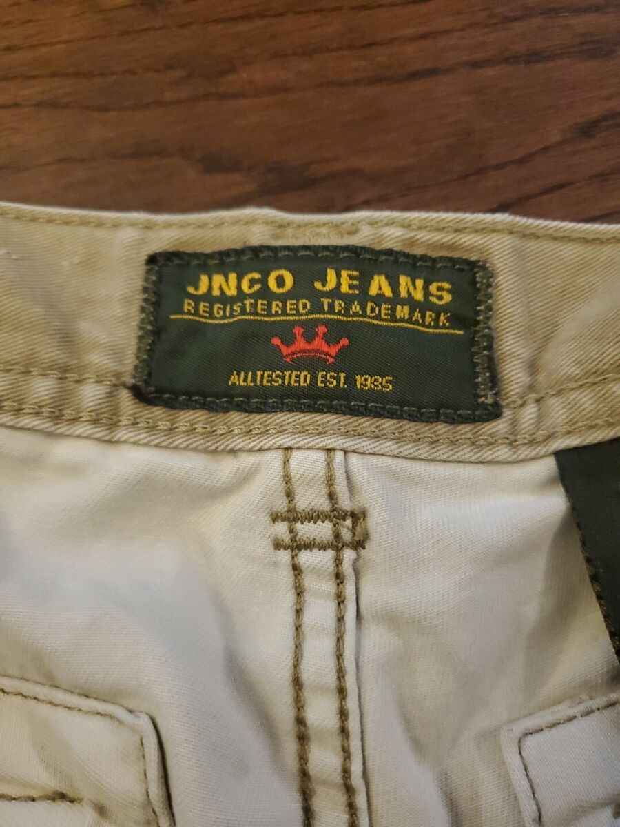SWEET VINTAGE JNCO BROWN CARGO SHORTS MEN'S SIZE 36 NICE SWEET VINTAGE JNCO BROWN CARGO SHORTS MEN'S SIZE 36 NICE