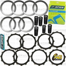 Apico Clutch Kit Steel Friction Plates & Springs For Honda CR 250R 1994-2007
