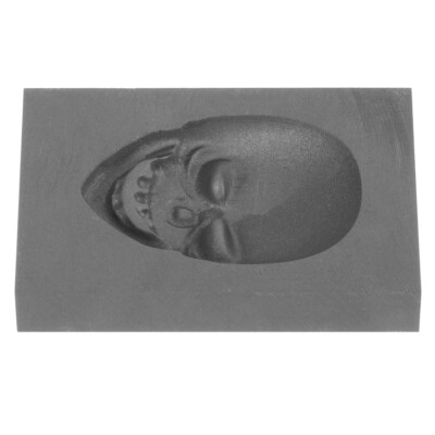 Graphite Ingot Mold Casting Mold Skull Shaped Gold Silver Graphite Ingot Mold