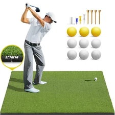Bltend Golf Mat, Golf Hitting Mats Practice Outdoor Indoor, Artificial Turf G...