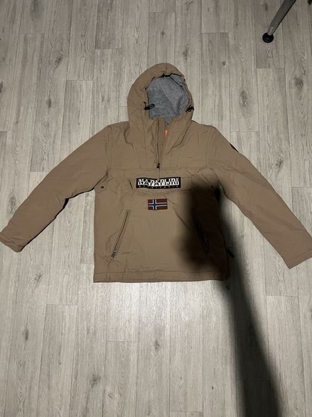 Men Napapijri Anorak Brown 36